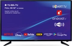 Yumatu 50'' 127 Ekran Uydu Alıcılı Full HD Android Smart LED TV