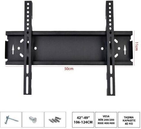 Polsat LCD Aski Aparati  Sabit 42/49 106-124CM Polsat
