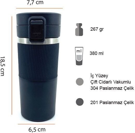 Logimax T25 Termos Bardak 400 ml