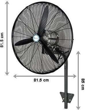Maximus Duvar Tipi Sanayi Vantilatör