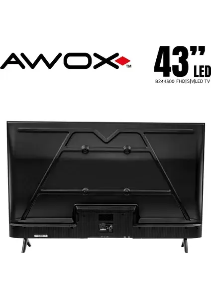 Awox B234300 43'' 109 Ekran Uydu Alıcılı Full HD Smart LED TV