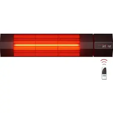 Ardonat Inox Halogen Black Pro 2000 Watt Kumandalı Dış Mekan Isıtıcı