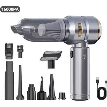 ST-6659 Plus Araç Süpürgesi Kablosuz El Süpürgesi – 16000 Pa Güç, USB Type-C