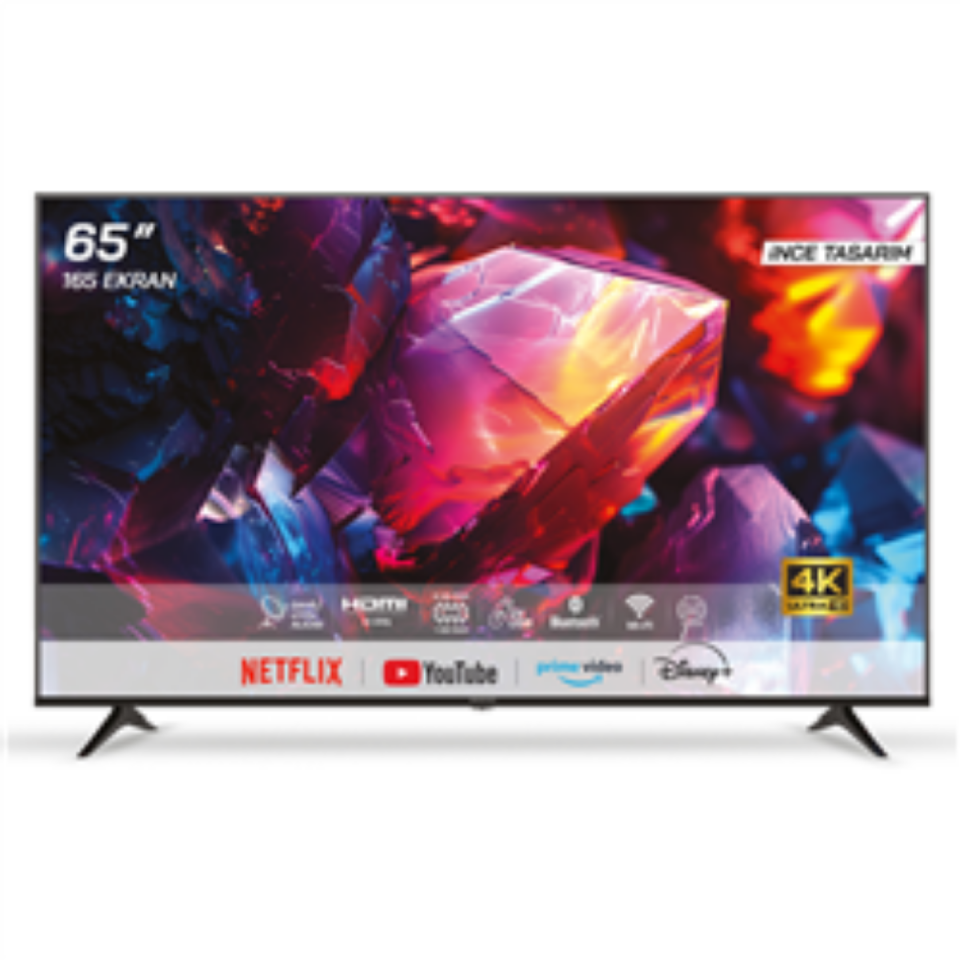 Mediastar 65 '' 165 Ekran Android 13 Uydulu Wifi 4K HD Led TV