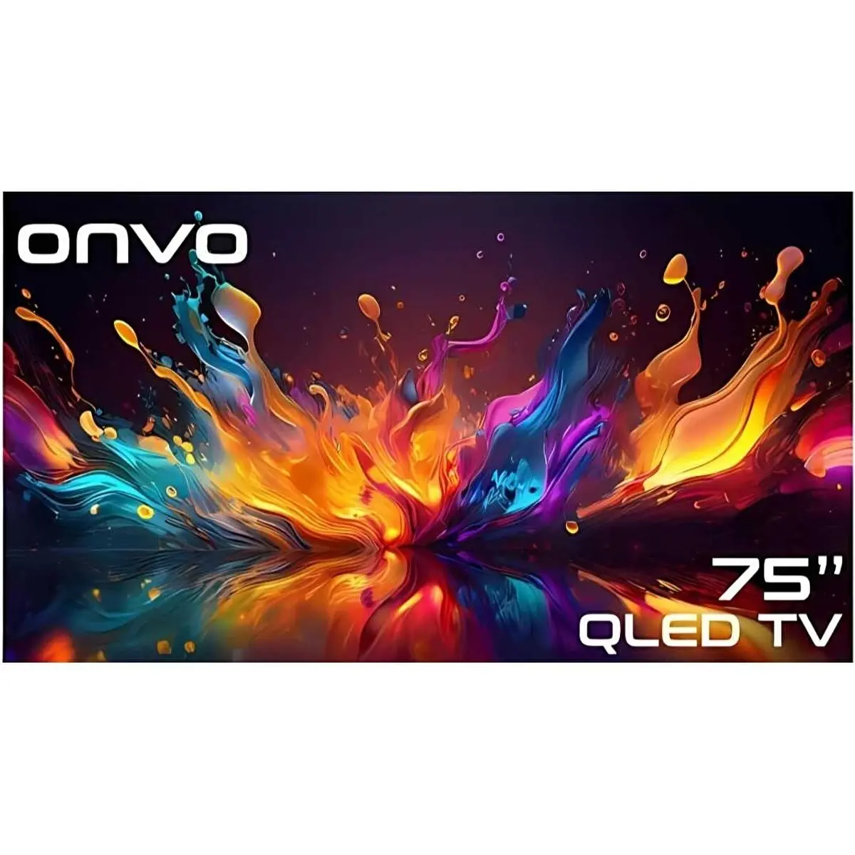 Onvo 75OVF9001UQ 75'' Frameless UHD QLED Google TV