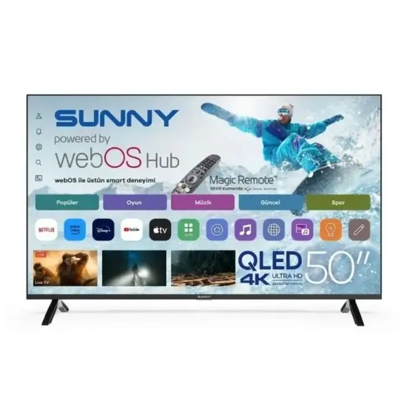 Sunny  40'' 127 Ekran Uydu Alıcılı webOS Smart QLED TV