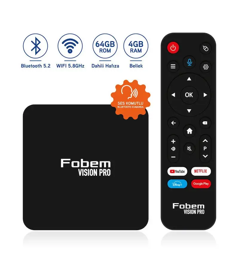 FOBEM VISION ANDROID BOX UYDU ALICI